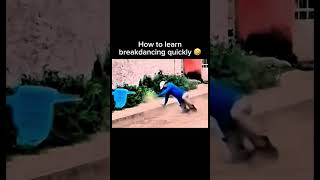 Tutorial on how to learn breakdancing quickly 🤣 Subscribe! #shorts