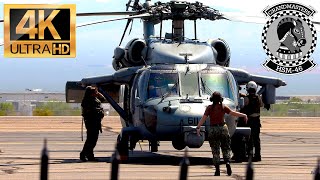 Epic 4K Plane Spotting: MH-60 SEAHAWKs of HSM-46 "Grandmasters" at TUS