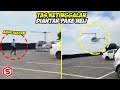 Anak Sultan Bebas! Tas Ketinggalan di Rumah, Orang tua antar tas nya pake Helikopter..