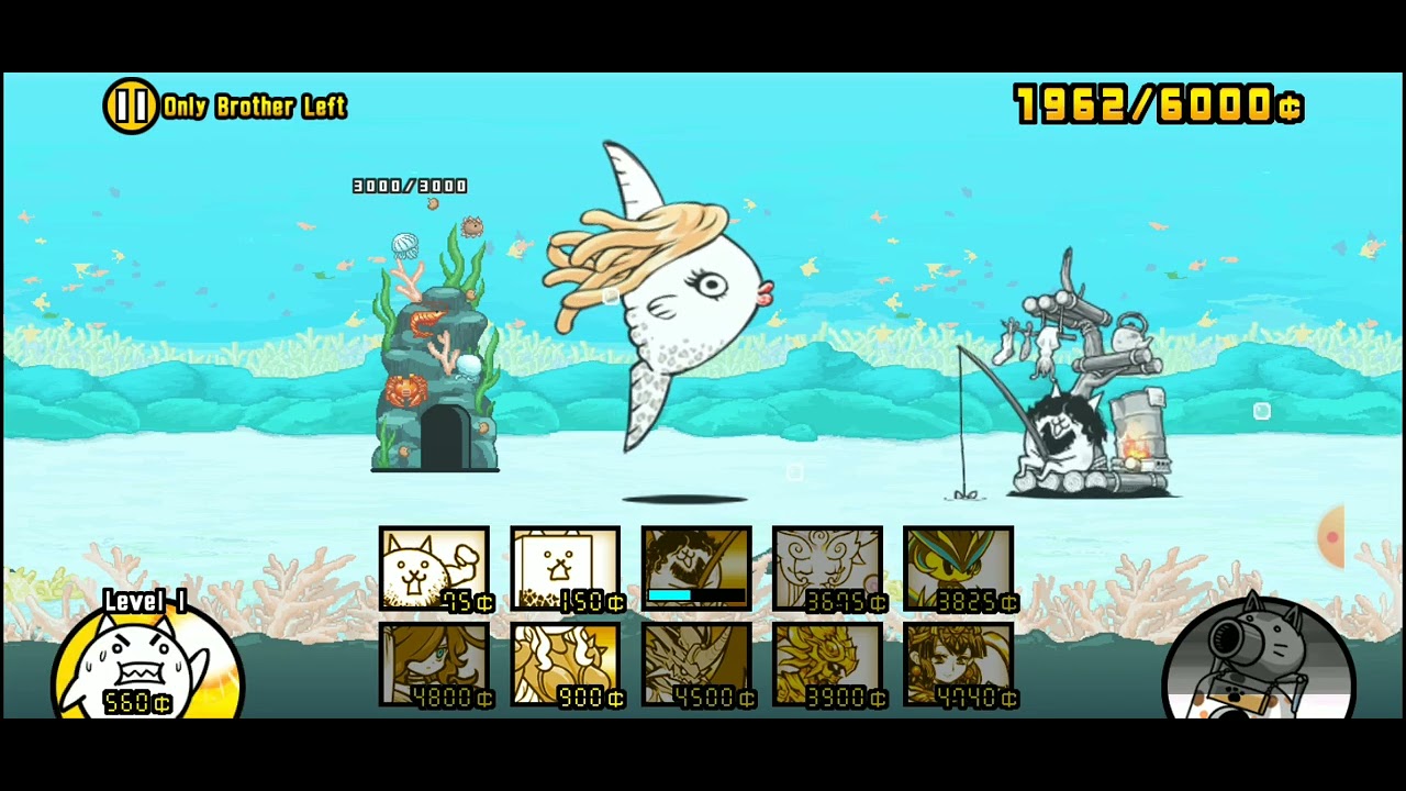 playing some battle cats and using 3 rare cat tickets YouTube