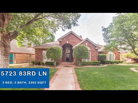 5723 83rd Ln, Lubbock, TX home video tour