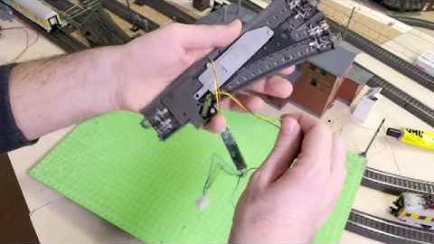 Weichen langsam schalten - Anleitung Viessmann Weichenantrieb 4558 für Märklin/Trix C-Gleis