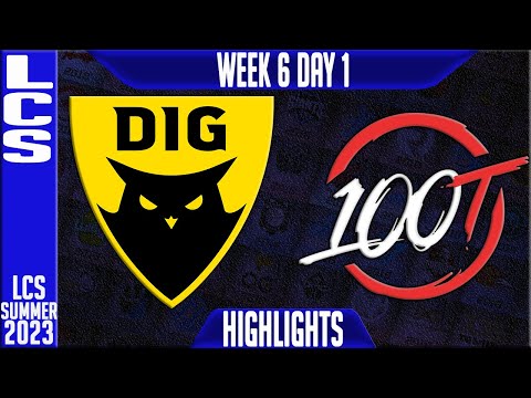 DIG vs 100 Highlights | LCS Summer 2023 W6D1 | Dignitas vs 100 Thieves