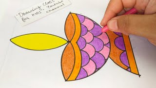 Diwali diya drawing easy/ diwali greeting card rangoli drawing