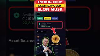 Elon Musk Bitcoin Scam Exposed  0215 Btc Trick Fake Or Real dexdextop  Proof