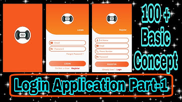 Login Application #1 || Splash Screen || LinearLayout || FrameLayout || CodePlaygroundForU ||Android