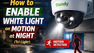 How to enable white light in tiandy cameras only on motion at night time (Tri light) camera web gui screenshot 3