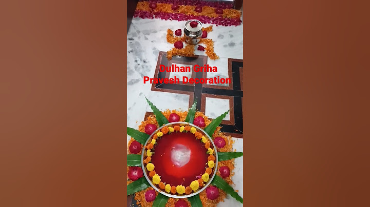 Dulhan Griha Pravesh Decoration | Bridal Home Entry Decoration | दुल्हन गृह प्रवेश सजावट @glammishti