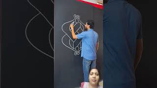 How to Draw a New Design | New 3D Flower design#art #artist #beautiful #shorts #viral #yt