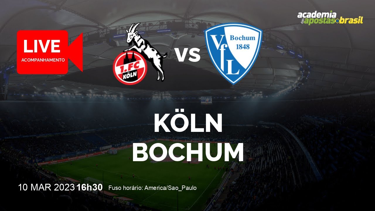 Bochum x Colônia: que horas é o jogo hoje, onde vai ser e mais