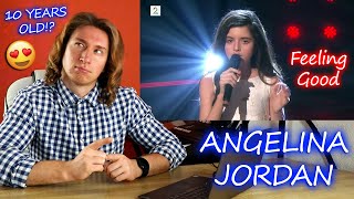 Angelina Jordan (10 Year Old)  Feeling Good | Singer Reaction!