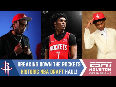 Reacting to the Houston Rockets' Unforgettable NBA Draft Haul: Breaking down the biggest takeaways!