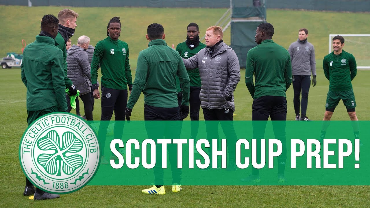 TRAINING: Celtic manager Neil Lennon prepares the Bhoys for Hibs! football score