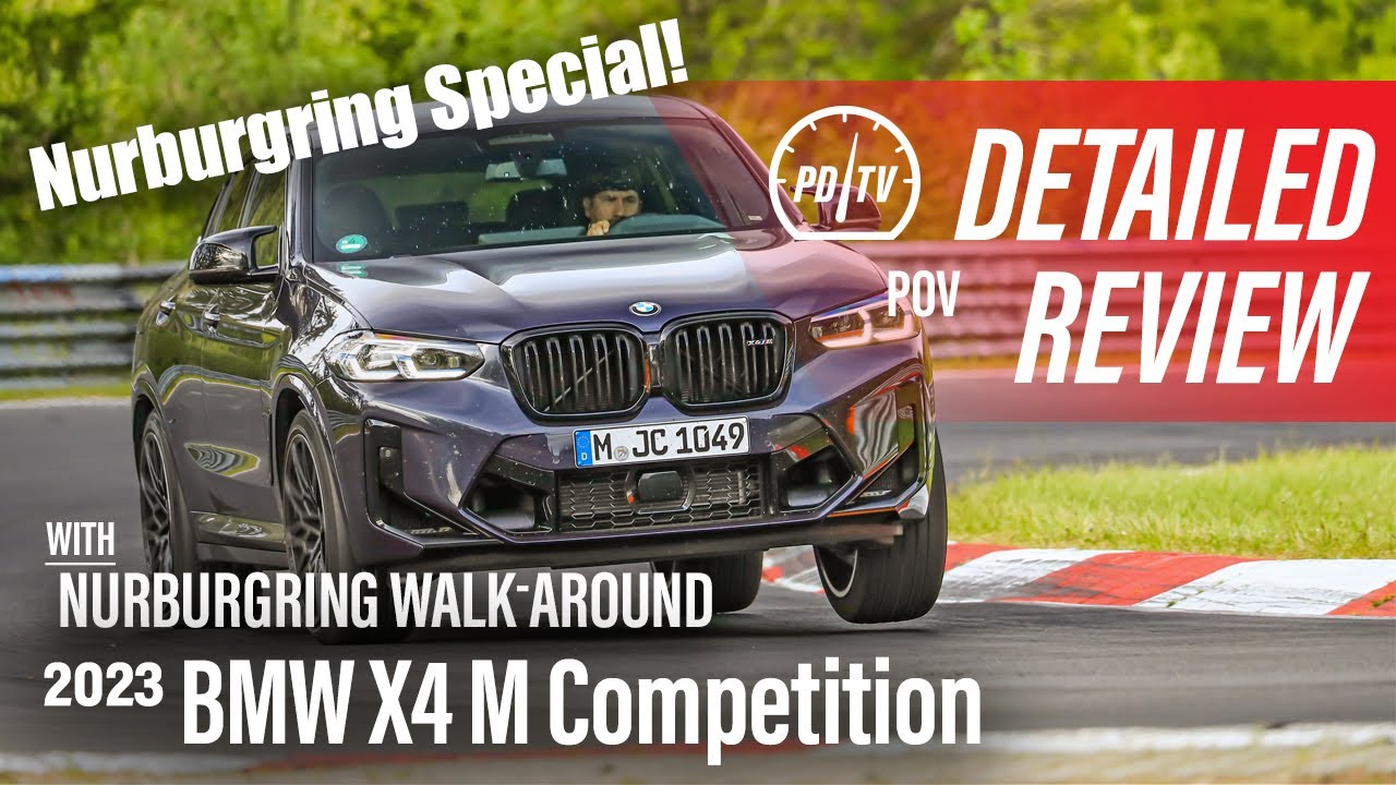 2023 BMW X4 M Competition: Detailed review, Nurburgring walk-around vlog (POV)