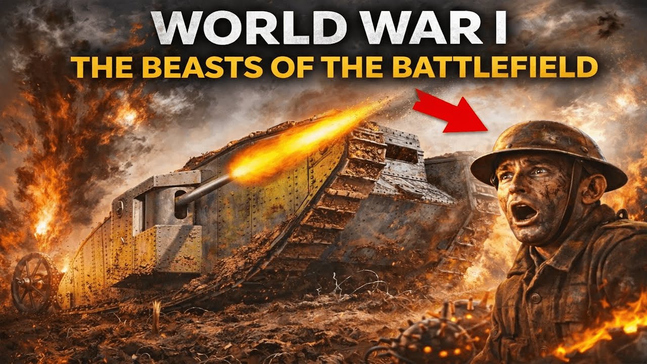 The most terrifying vehicle of World War I: the tank that couldn't be defeated!