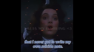 the original ending of heathers…. it’s kinda sad tbh.. veronica sawyer!!
