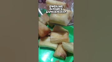 singkong goreng sambel kecap