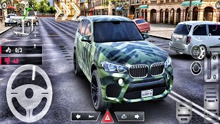 Real Car Parking 2 Gameplay 2022 - Army BMW x5 Gameplay - Android Games 2022 🤩 screenshot 1