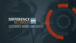 DIFFERENCE BETWEEN: Sustained Winds and Gusts