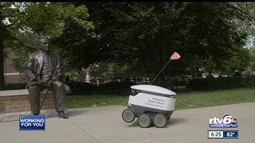 Robots now delivering food across Purdue