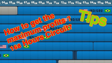 Airlines Manager | How to get the maximum profits ? | 168 hours circuit of routes | #Tips19