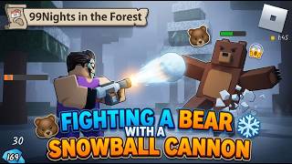 Bears Won’t Stop Chasing Us… So We Fought Back with Snowballs! ❄️🐻- #Roblox screenshot 4