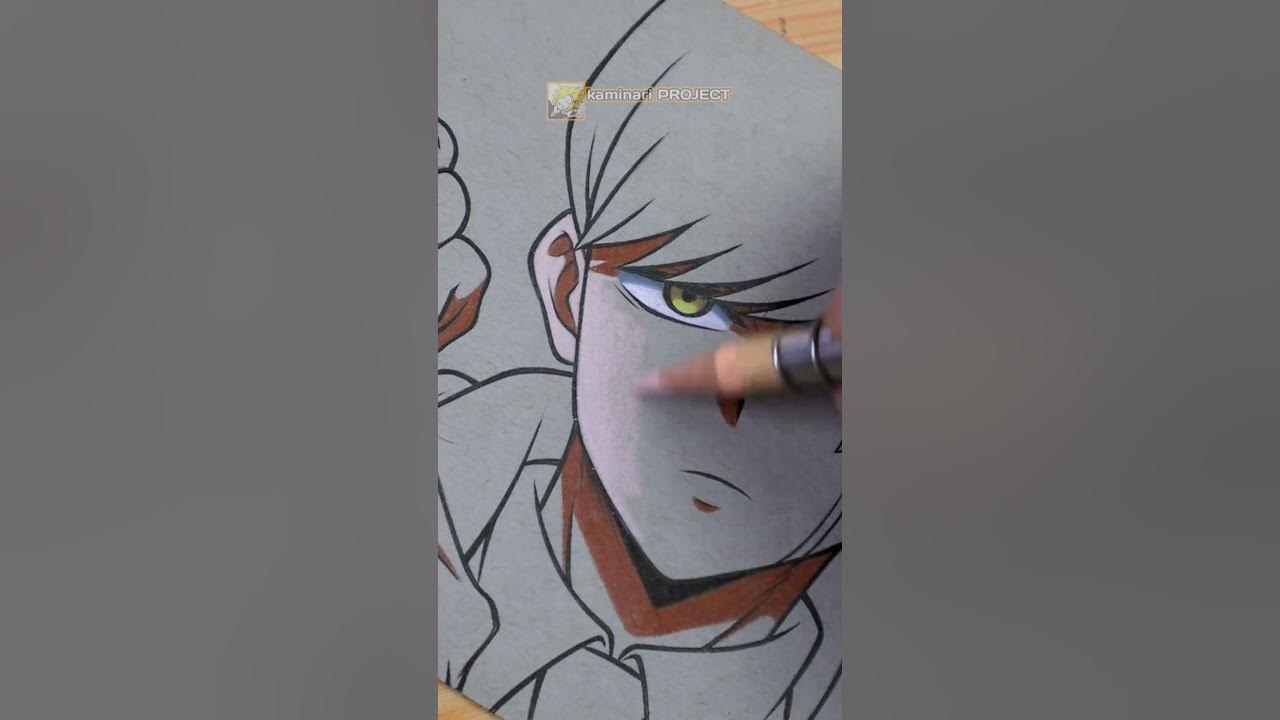 Drawing Mash Burnedead 👊 || Mashle: Magic and Muscles #shorts #mashle #mashlemagicandmuscles #anime