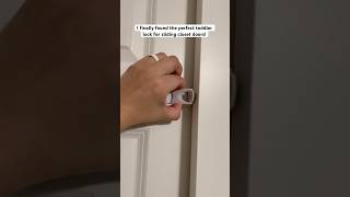 How To Toddler And Baby Proof Sliding Closet Doors