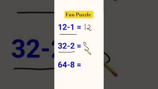 Can you solve this fun puzzle #shorts #ennasolla #explore #mathspuzzles #mathsisfun #mathproblems