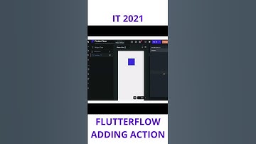 FLUTTERFLOW - ADDING ACTION - WIDGET #flutter #flutterflow #shorts #videotutorial