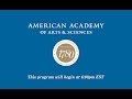 American academy of arts  sciences live stream