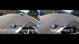 Gopro Max 360 Hero Mode Vs Gopro Hero 9  2022 Yamaha Yzfr7
