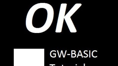 Gw Basic Tutorial No-1 | GW Programming