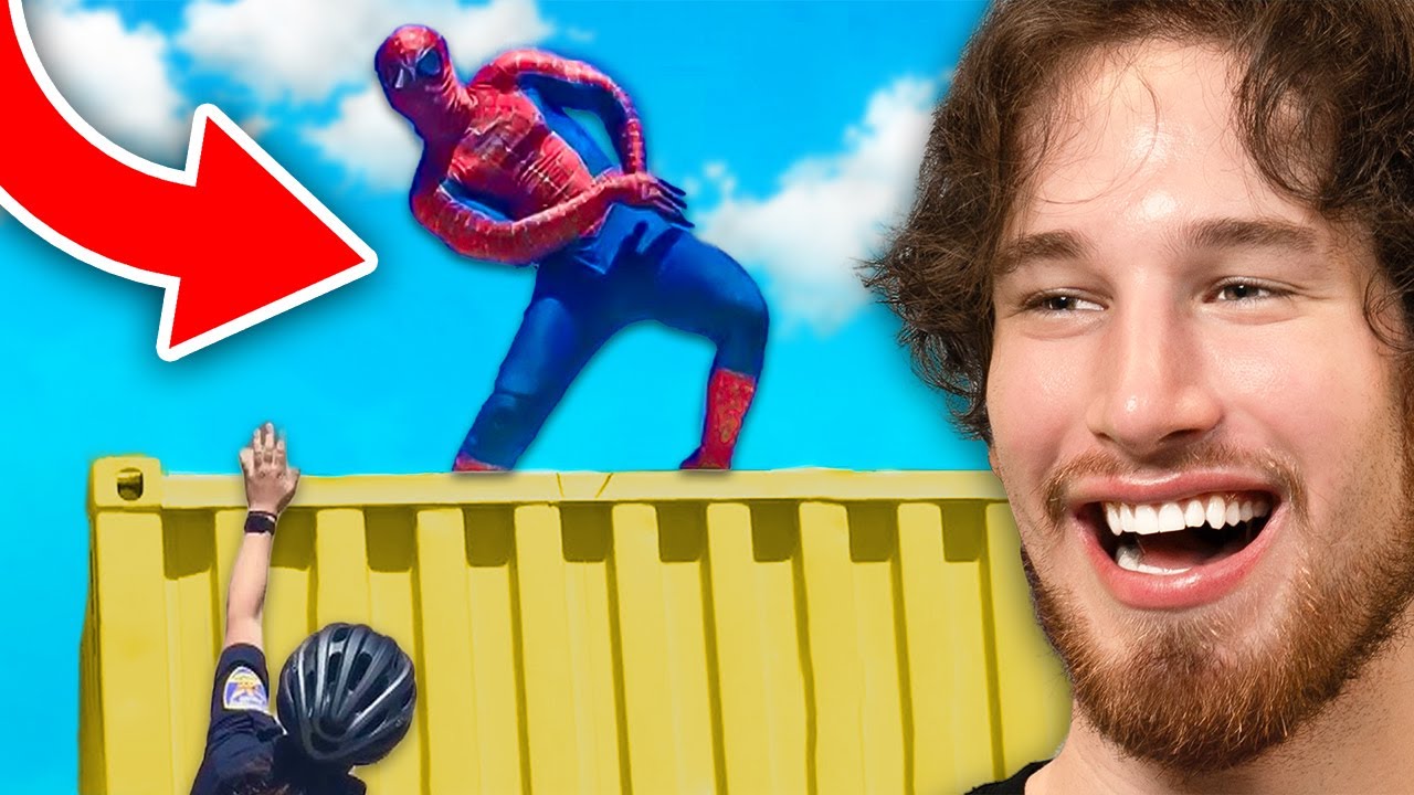 Spiderman IGNORES Police Officer...