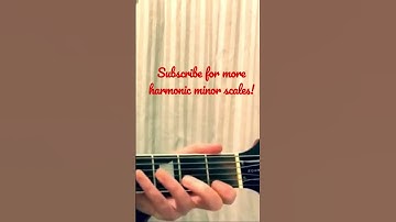 E harmonic minor scale 2 octaves - guitar lesson - first position