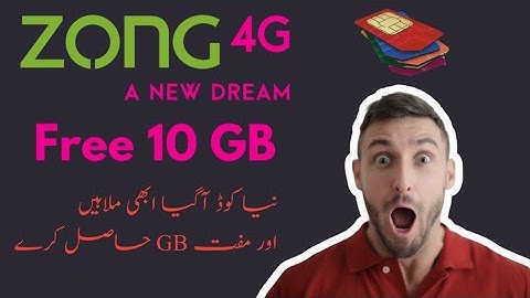  Zong Free 10GB Internet – 2025 Latest Offer | No Balance Needed! 14 August big offer! 