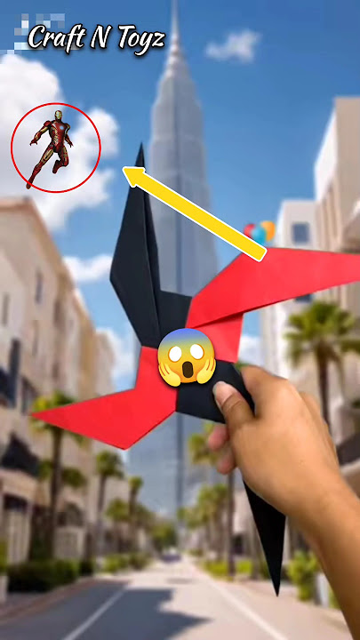 How to Make Boomerang Ninja Star🌟| Ninja Star #shortsfeed #shorts #ytshorts