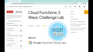 Cloud Functions: 3 Ways: Challenge Lab || #qwiklabs || #ARC104 ||  [With Explanation🗣️]