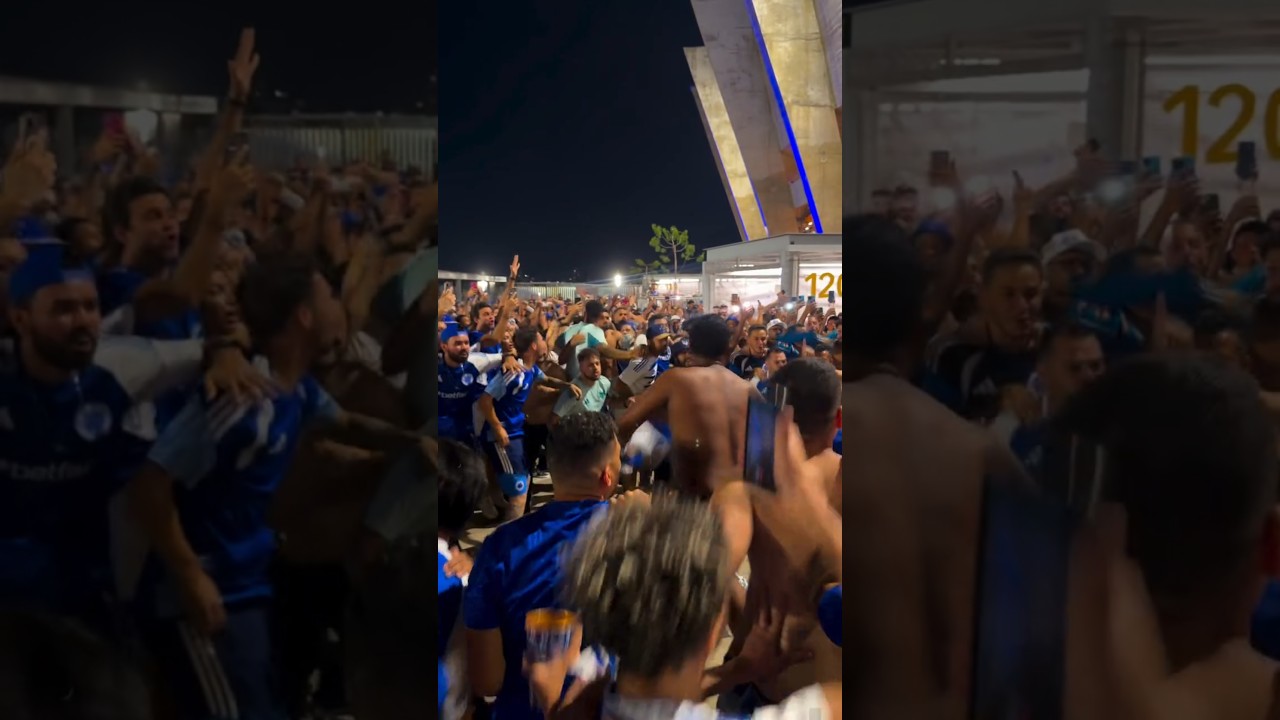 Torcedores do Cruzeiro fazem comemoração insana após vitória sobre o Boca Juniors por 1x0
