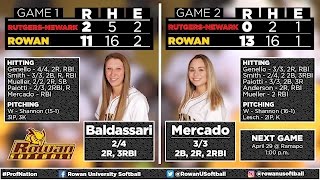 2017 Rowan Softball vs. Rutgers-Newark - 4/27/17