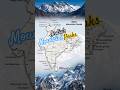 India's mountains ⛰️ peaks #geographythroughmaps #highestmountain #yt #mapping #k2 #upsc #shorts