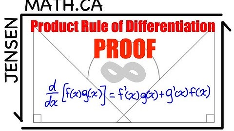 PROOF of Product Rule of Differentiation