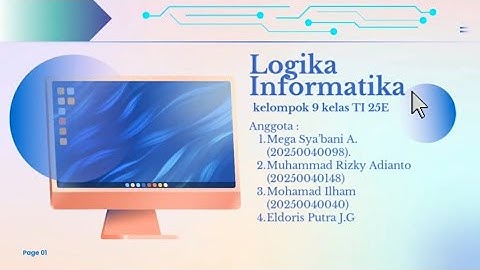 KELOMPOK 9 LOGIKA INFORMATIKA TI25E 