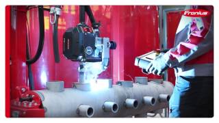 Fronius Automation FTW Pro Saddle welding / Fronius Automation FTW Pro Sattelschweißung