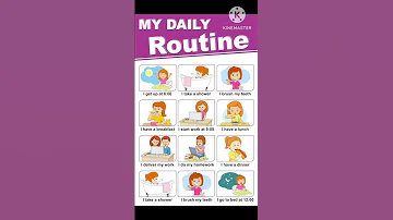 Daily Routines For Student In English Daily Activity Shorts Learnenglish 
