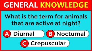 50 General Knowledge Questions! How Good is Your General Knowledge? #challenge 39