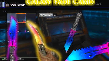 Black Ops 3 Camo Tutorial "Galaxy Fade" Knife Camo (COD Black Ops 3 BETA)