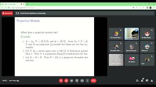 Projective modules and Unimodular rows