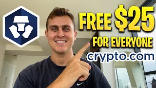 FREE $25 From Crypto.com FOR EVERYONE! Crypto.com Free $25 Sign Up &amp; Cash Out!