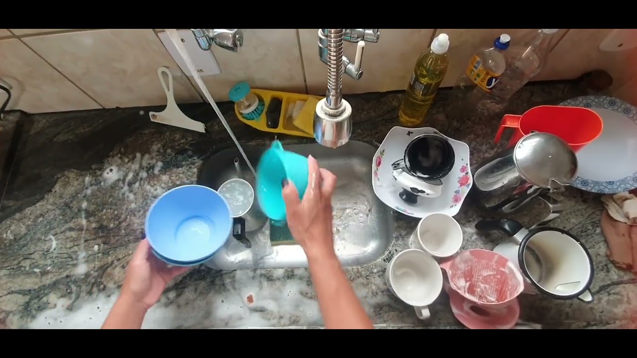 Lavando louça |video satisfatório |# asmr 